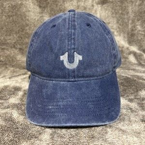 NWOT  True Religion Snapback DENIM LOGO HAT